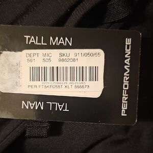 Black Men's Xlt Athletic Sweat Pants.